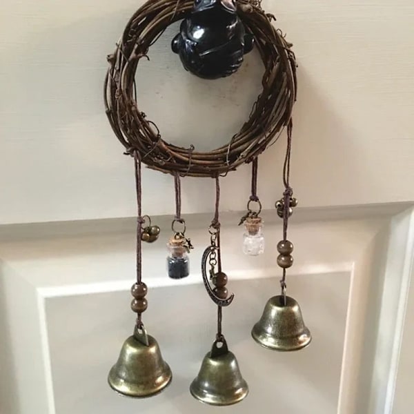 Witch Bells Screen Door Witch Wind Chimes Seppelekellot