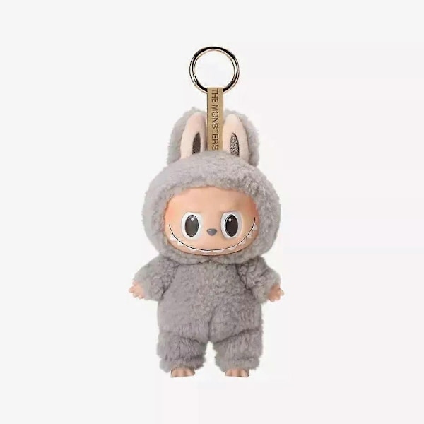 POP MART LABUBU The Monsters Etciting Macaron Plyschdockor Figur Leksak Blind BoX-Perfet sesame bean 1PCS