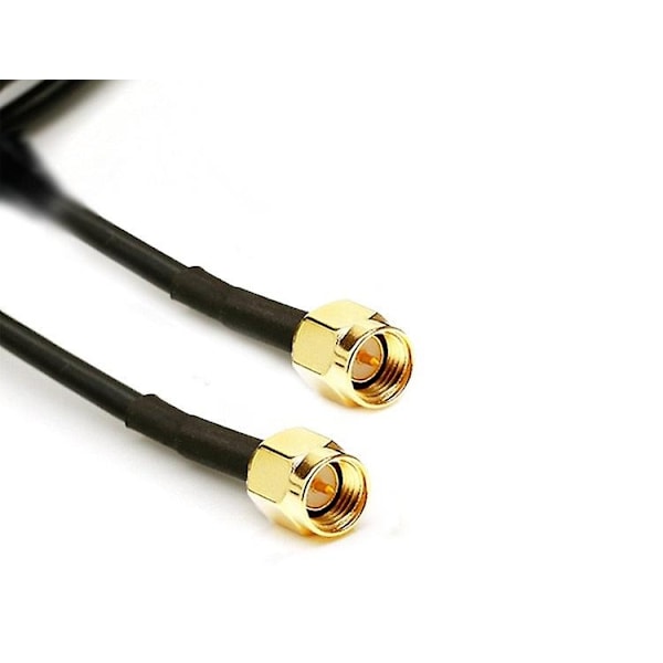 Gsm 4g 5g Antenn 600-6000mhz 12dbi Hög Förstärkning Omni Magnetisk Bas Antenn Sma Hane Ts9 Crc9 Kompatibel med Zte Cpe Huawei Wifi Router Modem-Perfet Sma male-3m cable