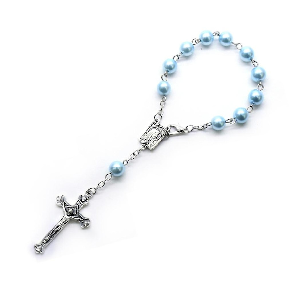 Minirosary Dopgåva 11-Pärlor Pärl Fingerrosary Bröllop Festfavorit-Perfekt 10