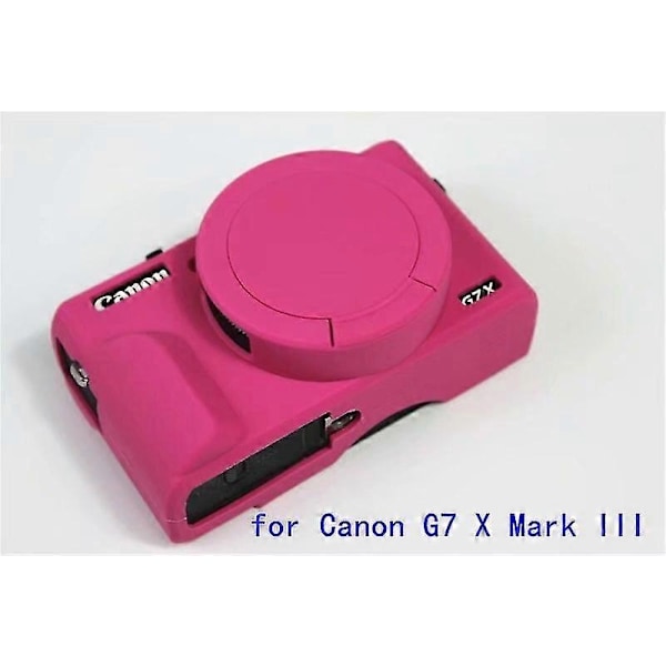 Passer til Canon g7x3 g7 x mark iii g7x2 g7 x mark ii vlog kamerataske beskyttende silikone blødt cover blød skal g7xm2 g7x2-Perfekt G7x316