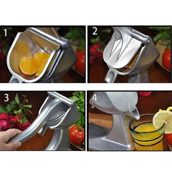 Kraftig Manuell Apelsin Citron Lime Citruspress Fruktpress Handpress Verktyg 23 cm - Perfekt