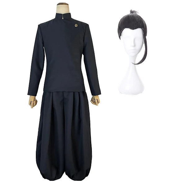 Holoun Jujutsu Kaisen Anime Suguru Geto Satoru Gojo Itadori Yuji Nanami Kento Inumaki Toge Yuta Okkotsu Cosplay Kostym Peruk Xxs-2xl-Perfekt Geto Costume Wig S
