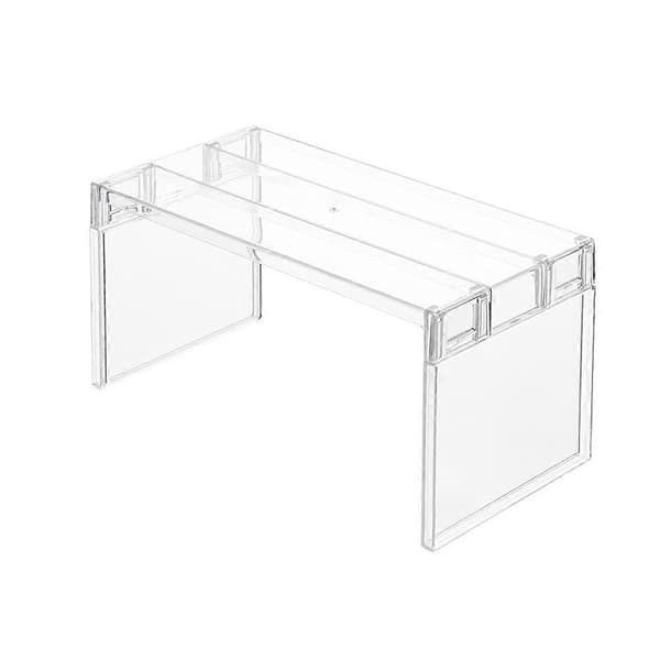 Transparent Saml Selv Køleskabs Hylde Divider Pladsbesparende Rack Køleskab Opbevaring - Perfekt Small