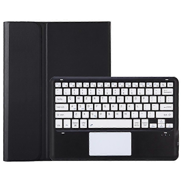 Bluetooth-tangentbord kompatibla med Galaxy Tab S10 FE+-Perfet Black+Black White