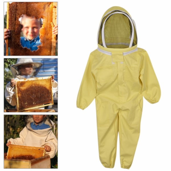 Yrke Barn Biodlingsdräkt Biodlare Skyddskläder Helkroppskläder - Perfet M