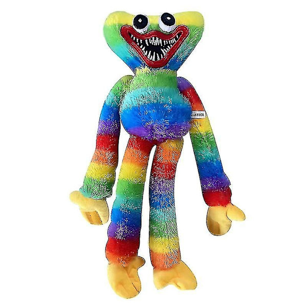 Poppy Playtime Huggy Wuggy Catnap Plys Smilende Critters Legetøj Dukke Børnegaver-Perfekt Rainbow Huggy Wuggy 40cm