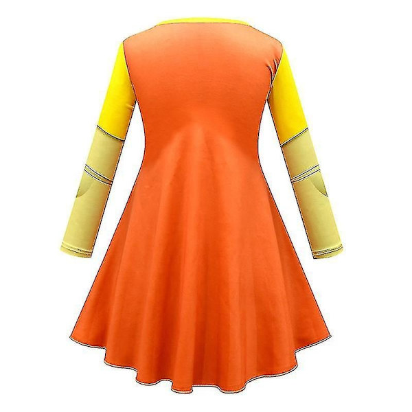 Squid Game Costume 1 2 3 Blockhead Game Girl Dress Round Six Doll Dressing för rollspel - Perfet