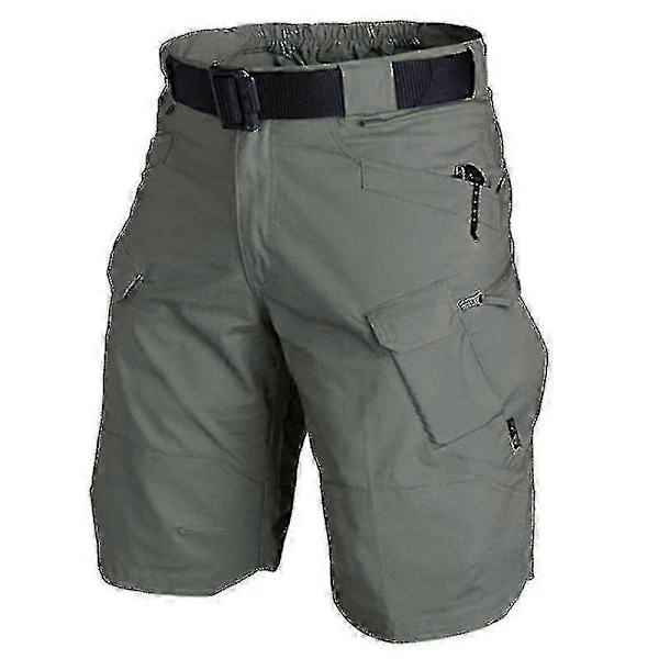 Vattentäta Shorts Herr Cargo Shorts Avslappnad Passform Vattenavvisande Arbets Vandringsshorts-Perfet Green 6XL