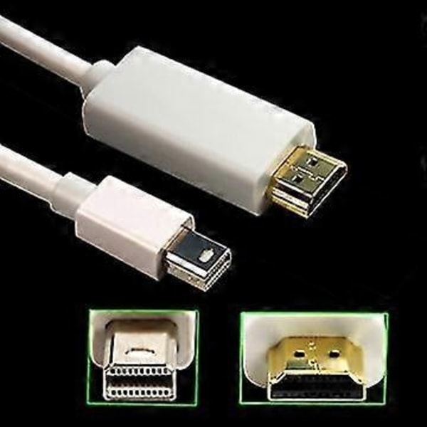 Thunderbolt-port till HDMI-kabel M/M, längd: 3M/10FT - perfekt