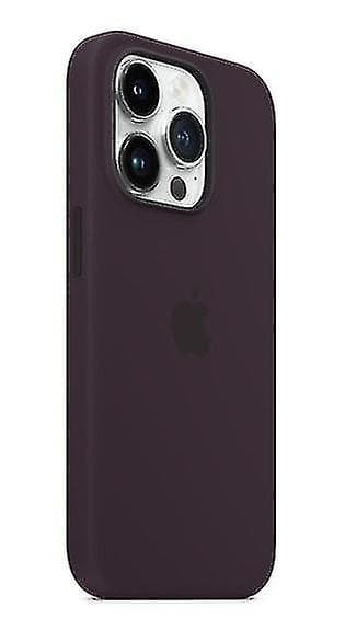 Silikonskal Kompatibelt med Iphone 14pro-Perfekt Elderberry