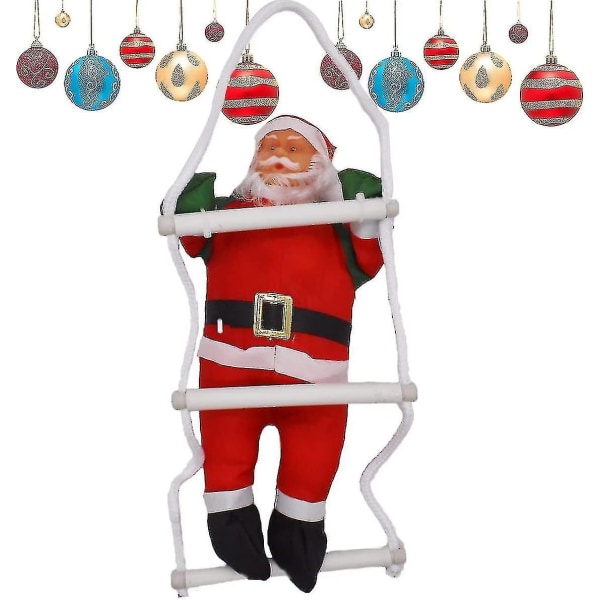 Julemands klatrestige, klatrestige Julemandspynt, Julemanden hængende julepynt Legetøj Indendørs udendørs sommerhus indretning