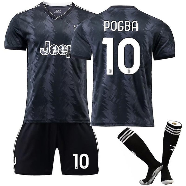 Pogba 10# 22-23 Ny sæson Juventus fodboldtrøjer sæt - Perfet 16(90-100CM)