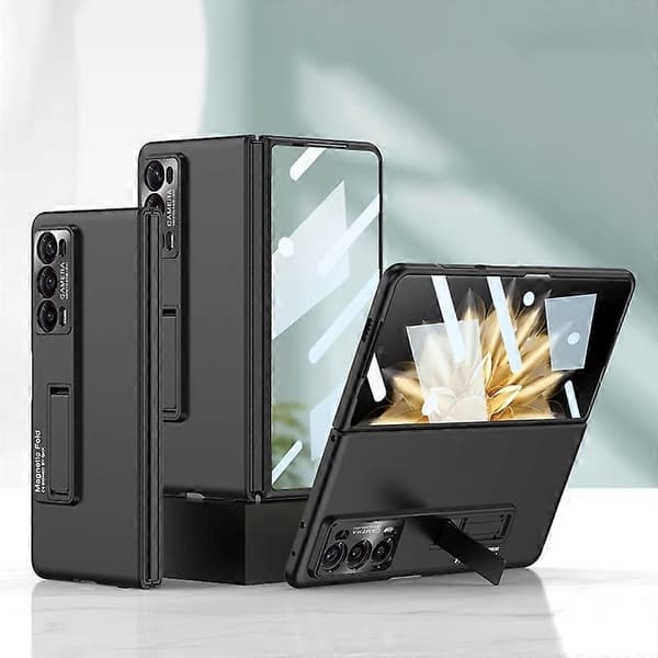 GKK Integreret Ultratyndt Foldbart Telefoncover med Stativ til Honor Magic V2 - Perfekt