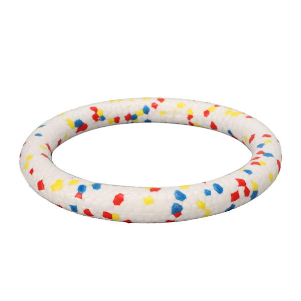 Hundleksak Flygande Ring Flytande Interaktiv Elastisk ETPU Bitresistent Husdjur Flygande Diskar Ringleksak för Hund - Perfekt