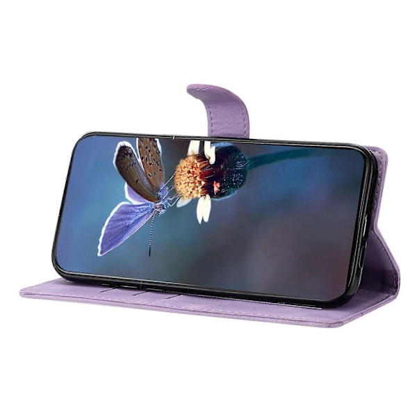 För Samsung Galaxy S24 Mobiltelefonfodral Tryckt PU Läder Plånboksställ Anti-fall Skyddsfodral - Perfet Style C