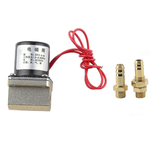 Solenoidventil for sveisemaskin 0~0.8mpa for vann gass Aron CO2 G1/8''(AC220V) Walkbee-Perfet