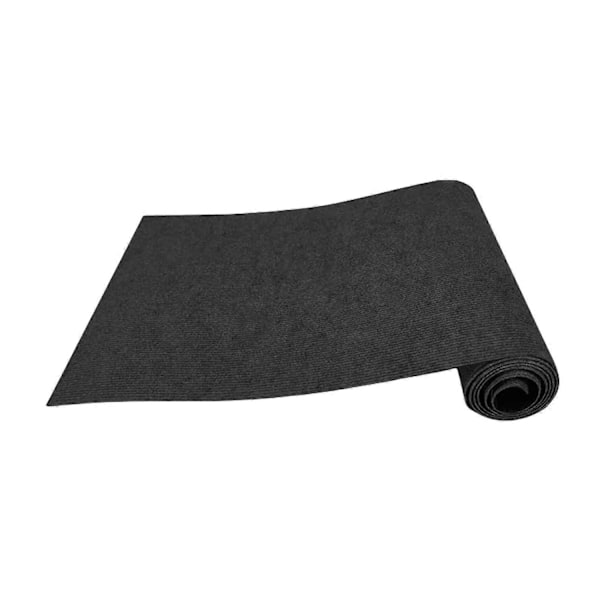 Justerbar Klorematte for Katter med Selvklebende Teppeplate for Møbelbeskyttelse og Hjemmedekorasjon - Svart S-Perfekt Black M