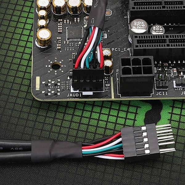 Tålig USB 9-Pin Hane till Hona Förlängningskabel Stabil och Pålitlig Dataöverföring 26AWG Skärmad Kabel - Perfekt 30CM