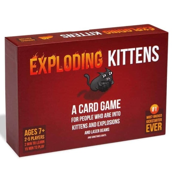 Exploding Kittens Card Game Original Edition -pakkauksessa