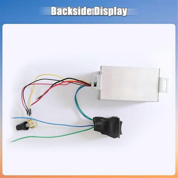 DC Motor Hastighetskontroller, DC 12V 24V 36V 48V 60V Motor Pulsbreddemodulator Regulator med CW/CCW S-Perfet