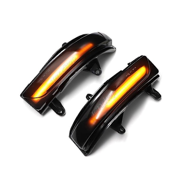 Kompatibel med Toyota Land Cruiser LC200 FJ200 Prado FJ150 2010-2020 Sidespeil LED Dynamisk Blinklys Sekvensiell Blinklysindikator - Perfekt
