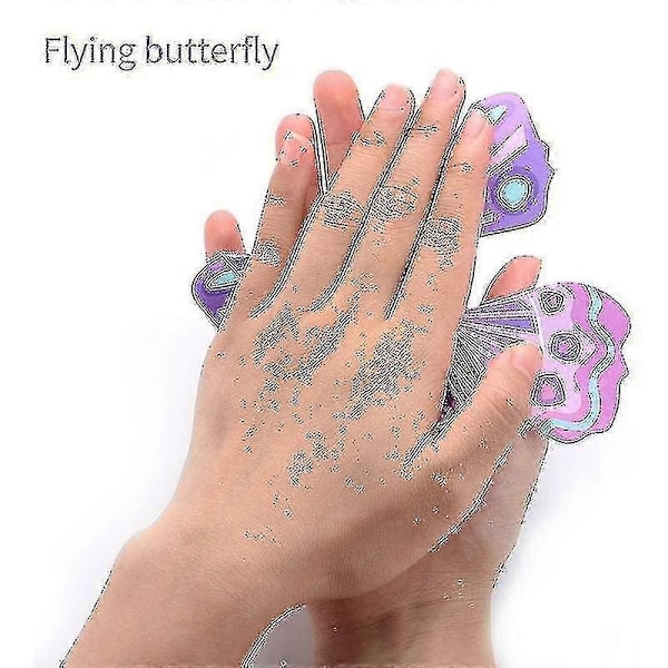 10/20/100 stykker flagrende sommerfuglekæde sommerfugl flagrende kort prank sommerfugl flyvende papir - Perfekt 20 PCS