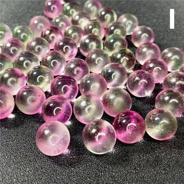 50st 12mm Glaskulor Kulor Berlocker Clear Pinball hine Hem - Perfet I