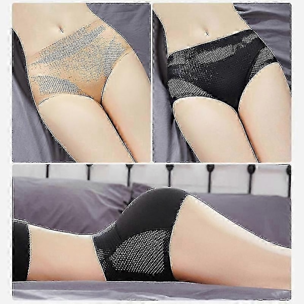 Vadderade underkläder för kvinnor, sömlösa trosor som lyfter rumpan och förstärker höfterna, höftformande shapewear - Perfet Black mid-waist XL
