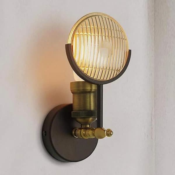 Retro Industriell Stil Bil Vegglampe E27 Base Vegglampe - Perfekt