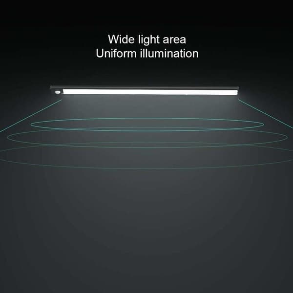 150LM LED bevægelsessensor skabslys genopladeligt batteri 30cm - Perfet