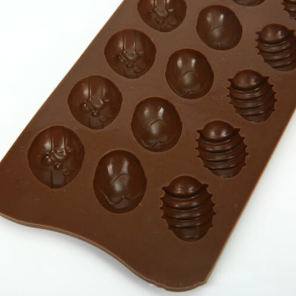 15 hulls påskeegg sjokoladeformer Silikonformer - Perfet