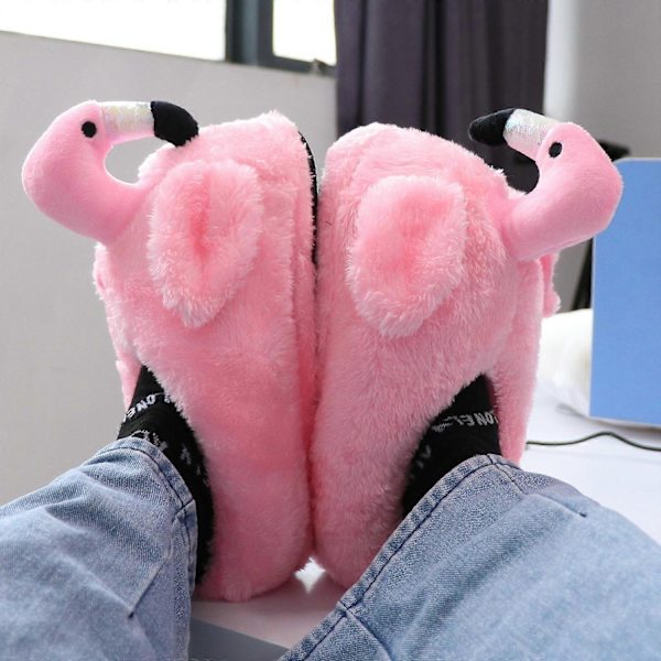 Bløde hjemmesko Flamingo - , Fuld hjemmesko-Perfekt Pink 2 Full Slippers