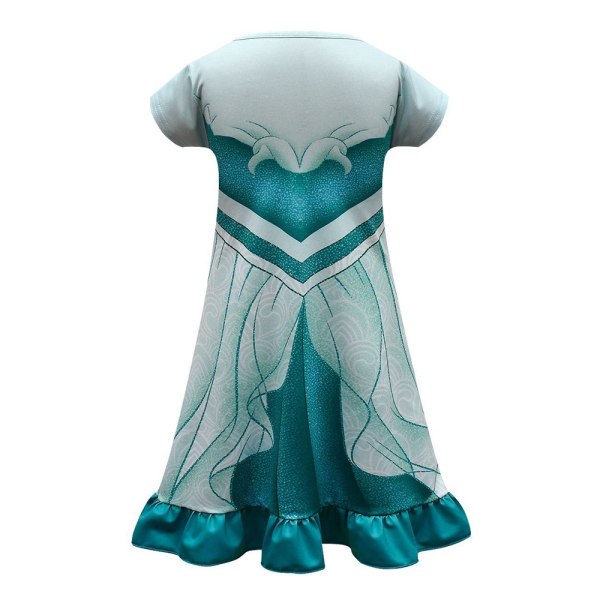 Jenter Jasmine Princess Dress Party Cosplay Kostymekjole - Perfet 3-4 Years