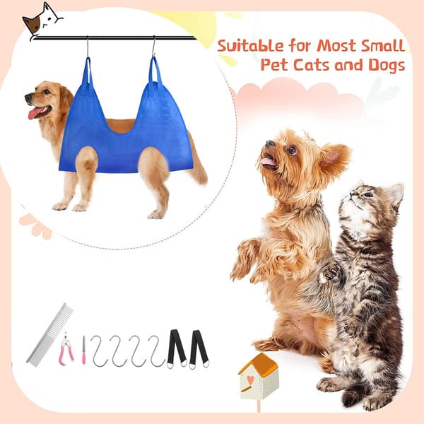 Liten og medium hengekøye for katt og hund, negleklipp for pelsdyr - Perfet blue s