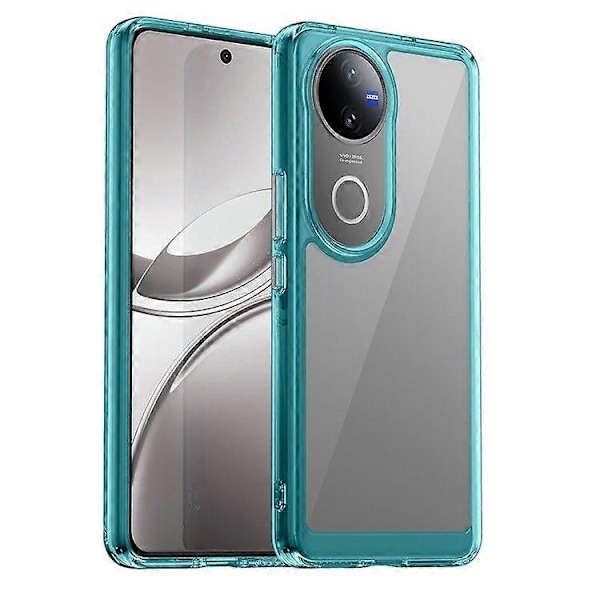 Kompatibel med vivo V50 5G Skal TPU + Akryl Skyddande Transparent Mobilskal - Perfekt Transparent Blue