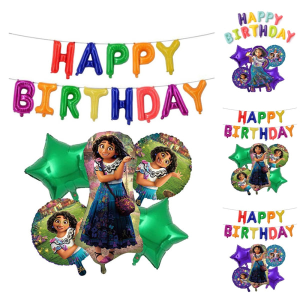 18st Encanto Birthday Party Supplies Ballonger Party Favors - Perfet A