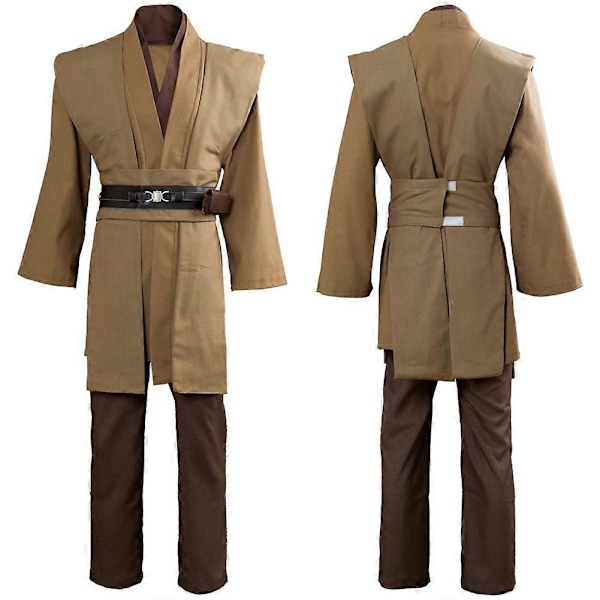 Anakin Cosplay-asu Fantasia Miesten Yhtenäinen Jedi-vaatteet Elokuva Avaruus Taistelu Aikuisen Viitta Asun Halloween-juhlat Karnevaali Puku-Perfet Style A L