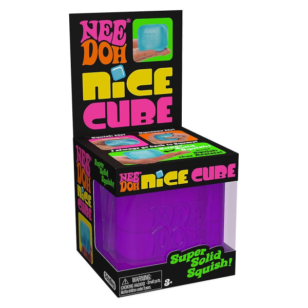 Schilling Nice Cube Nee Doh Stressboll - Sensoriska leksaker, ångest & stress relief- Perfet Multicoloured