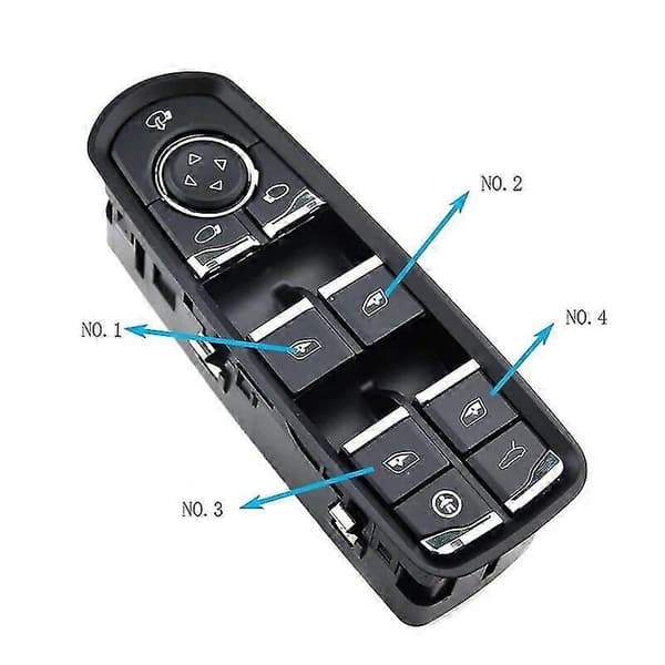 1 stk. Bilvindusheis Trykknapp Bryter Erstatning Kompatibel med Porsche Cayenne/Panamera 2010-2016 Macan 2014-2018-Perfet No.3 Button