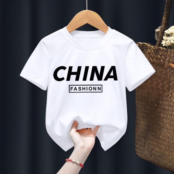 Wang Team Børne T-shirt Drenge T-shirt F8 - Perfet CHINA white 120