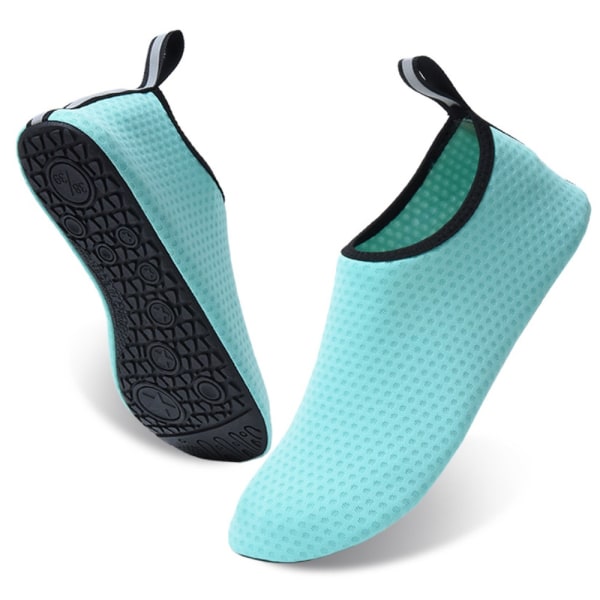 Unisex Barefoot Water Skin Shoes Aqua Socks för Beach Swim - Perfet Green 44-45