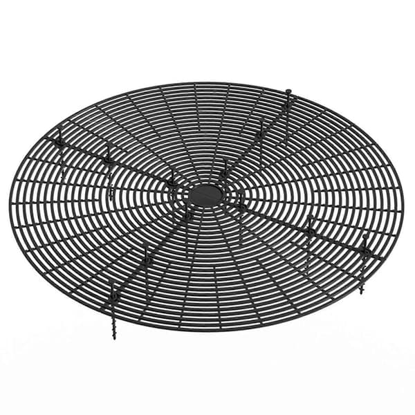Blomkruka Läcksäker Skydd Universal Justerbar-Räls Halkfri Fast Staket-Perfekt Globe Black Large Size