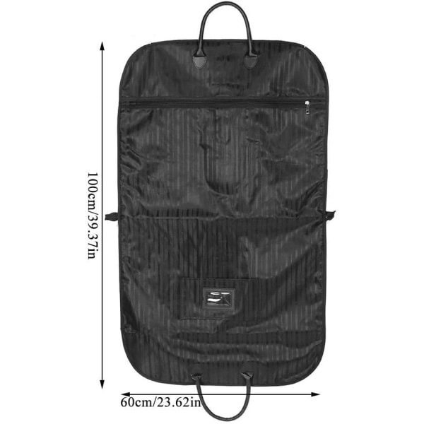 Vanntett reiseplagg Veske Business Suit Organizer for menn - Perfet black