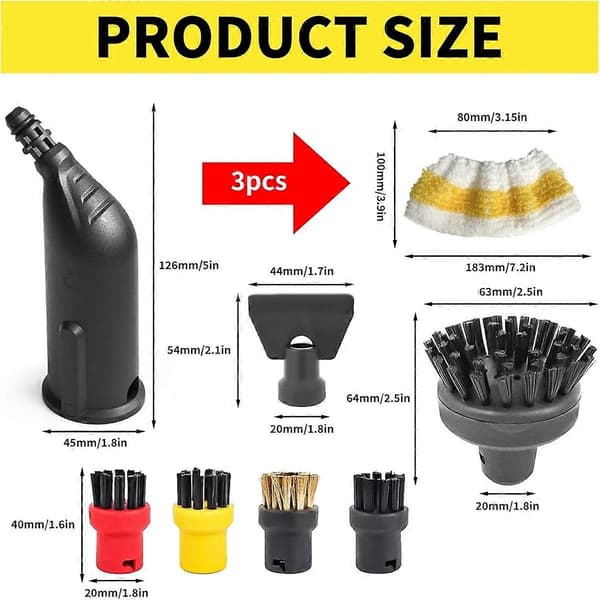 Damprenser Tilbehør Kompatibelt med Karcher Easyfix SC1 SC2 SC3 SC4 SC5-Perfekt