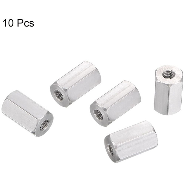 10 stk sekskantmuttere Sekskantmuttere M6X15MM- Perfet M6x15mm