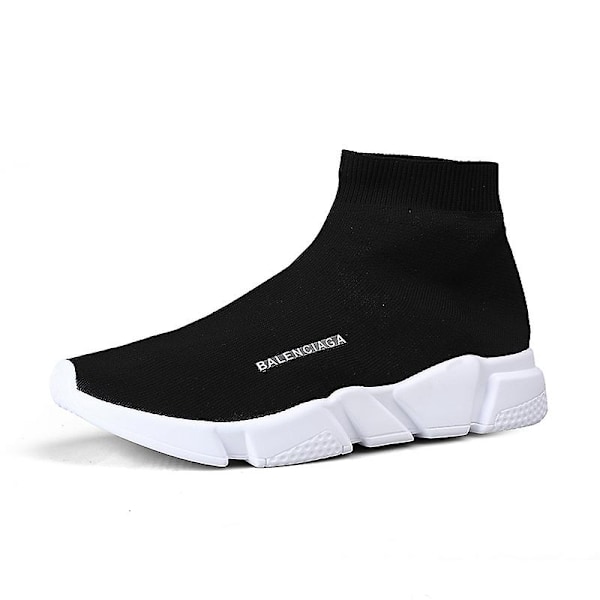 KIDENG Herre Sports Løpesko Lett Utendørs Sneakers 927-Perfet BlackWhite 44