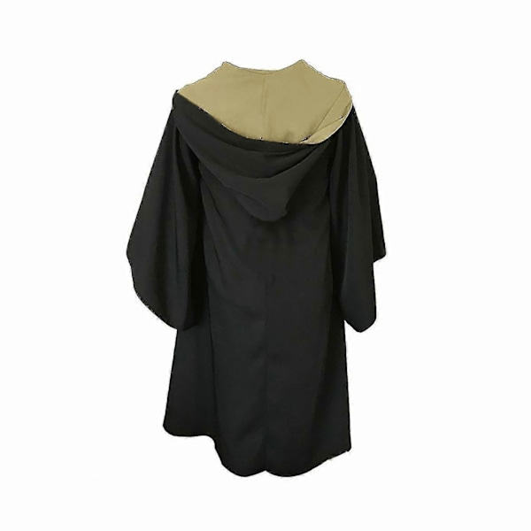 Harry Potter 6-delars magisk trollkarl rollspelsdräkt mantel kostym - Perfekt Yellow 135cm (7-8 years)