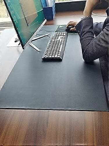 2,2 mm tykk skrivebordsmatte med kantbeskyttelse, stor vanntett bordmatte, slitesterk-Perfekt