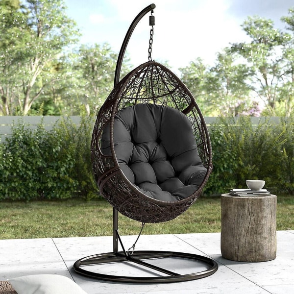 Garden Indoor Hanging Egg Swing Riippumatto tuoli Istuimen paksut pehmusteet (mukaan lukien vain istuintyyny) - Perfet